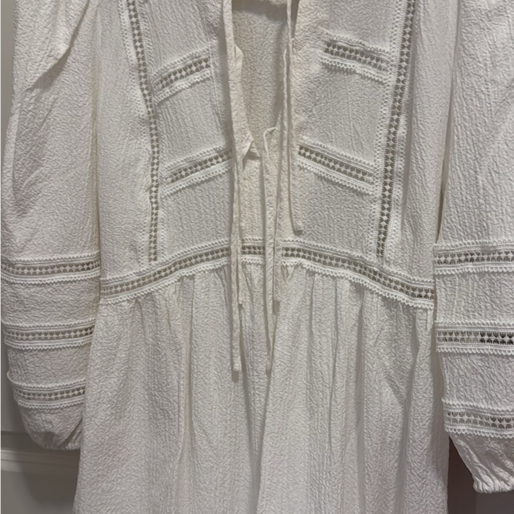 White Bohemian Style Dress